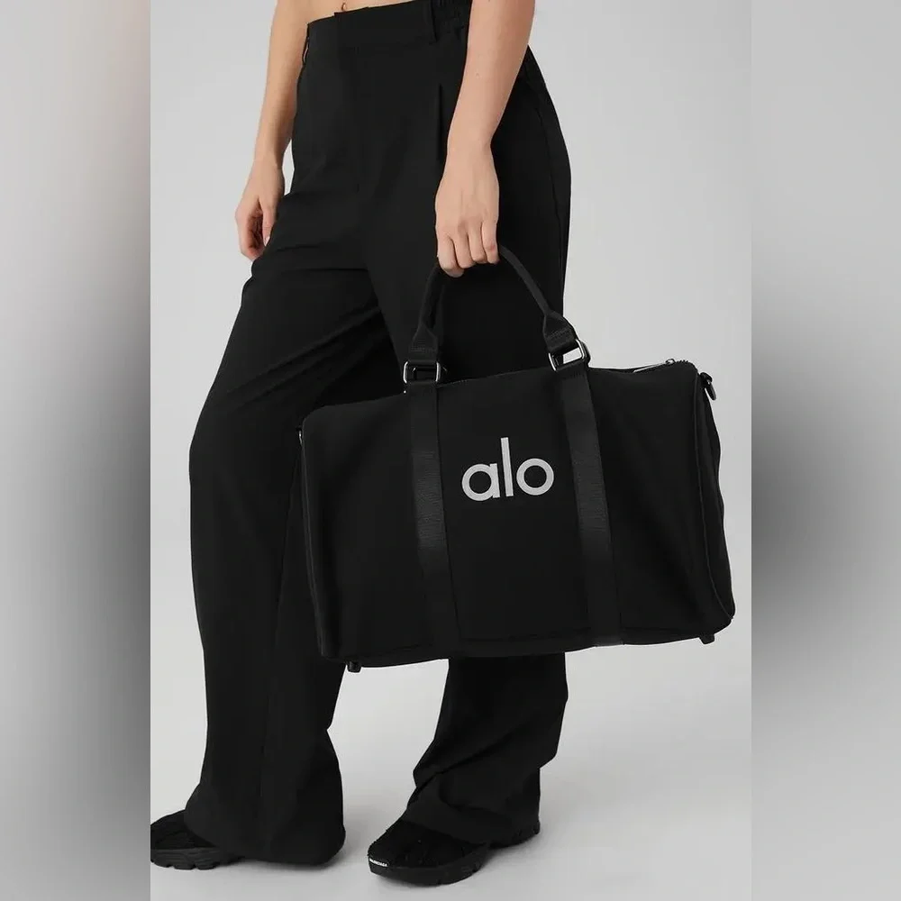 Alo Yoga Traverse Duffle Black/Silver